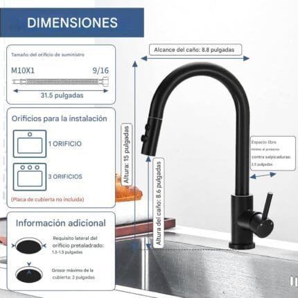 Grifo Negro extraible RAINMAX - Image 6