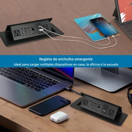 Caja de conexión Tipo D Negro - Image 6